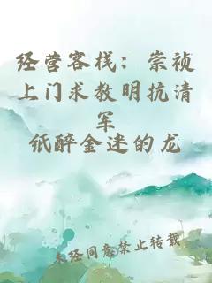经营客栈：崇祯上门求教明抗清军
